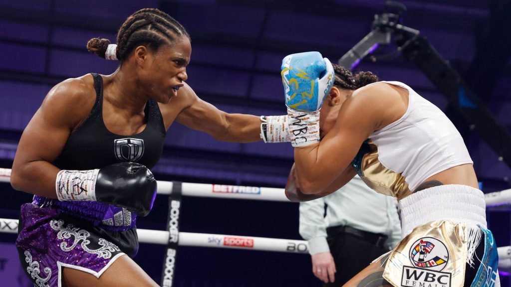 BEN SHALOM BOXXER TRUE GRIT.PIC LAWRENCE LUSTIG/BOXXER.(PICS FREE FOR EDITORIAL USE ONLY).CANON MEDICAL ARENA, SHEFFIELD, 11/01/2025.WBC WORLD LIGHTWEIGHT CHAMPIONSHIP.CAROLINE DUBOIS V JESSICA CAMARA