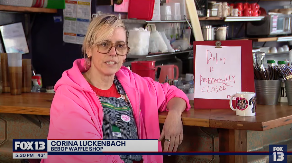 Seattle Waffle Shop Owner Shuts Down Amid New $20 Minimum Wage: 'I Cried Every Day'