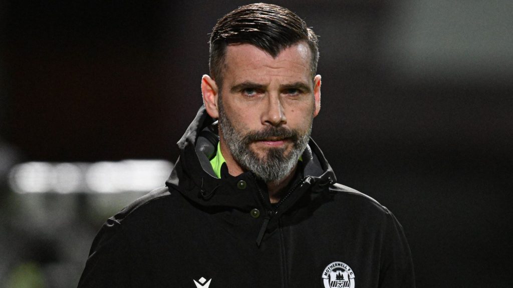 MOTHERWELL, SCOTLAND - DECEMBER 20: Motherwell Manager Stuart Kettlewell during a William Hill Premiership match between Motherwell and Kilmarnock at Fir Park, on December 20, 2024, in Motherwell, Scotland.  (Photo by Rob Casey / SNS Group)