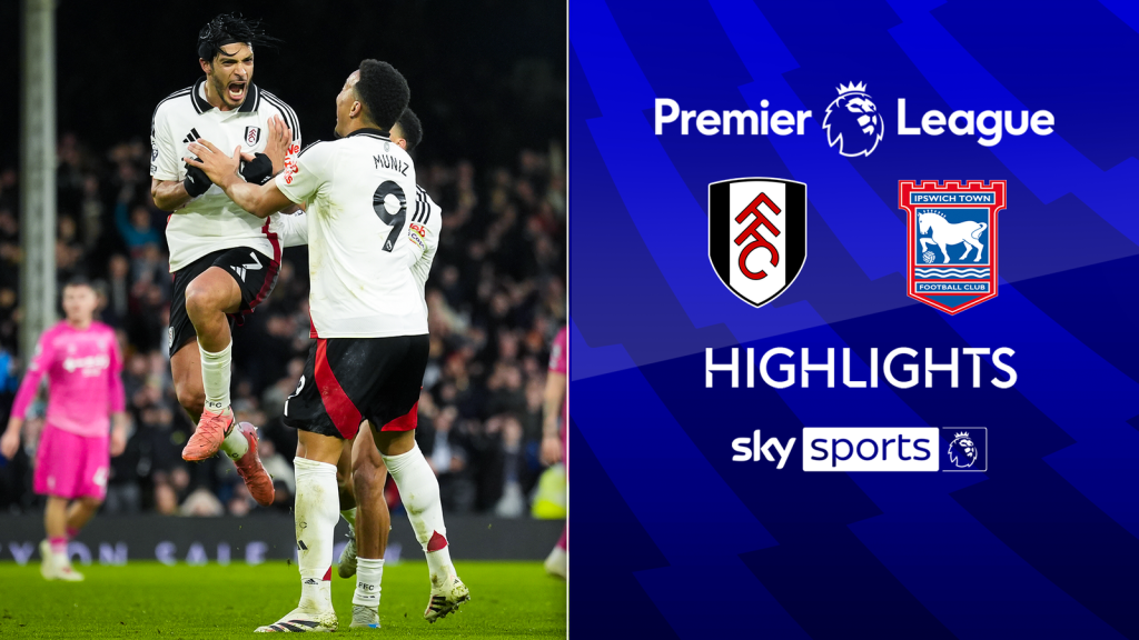 Ipswich-Fulham Premier League highlights.