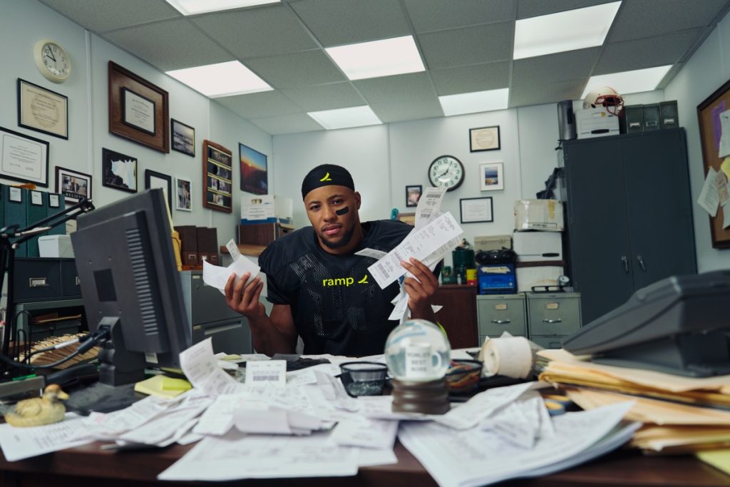 Fintech Ramp Lands Saquon Barkley as Investor and Super Bowl Star Commercial