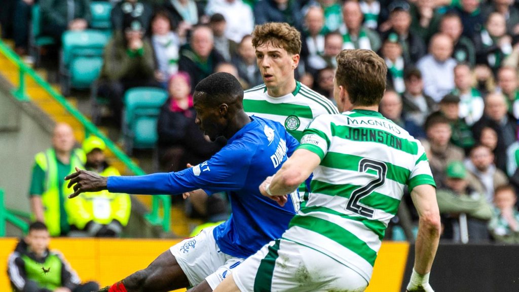 Mohamed Diomande scored Rangers' second at Celtic Park