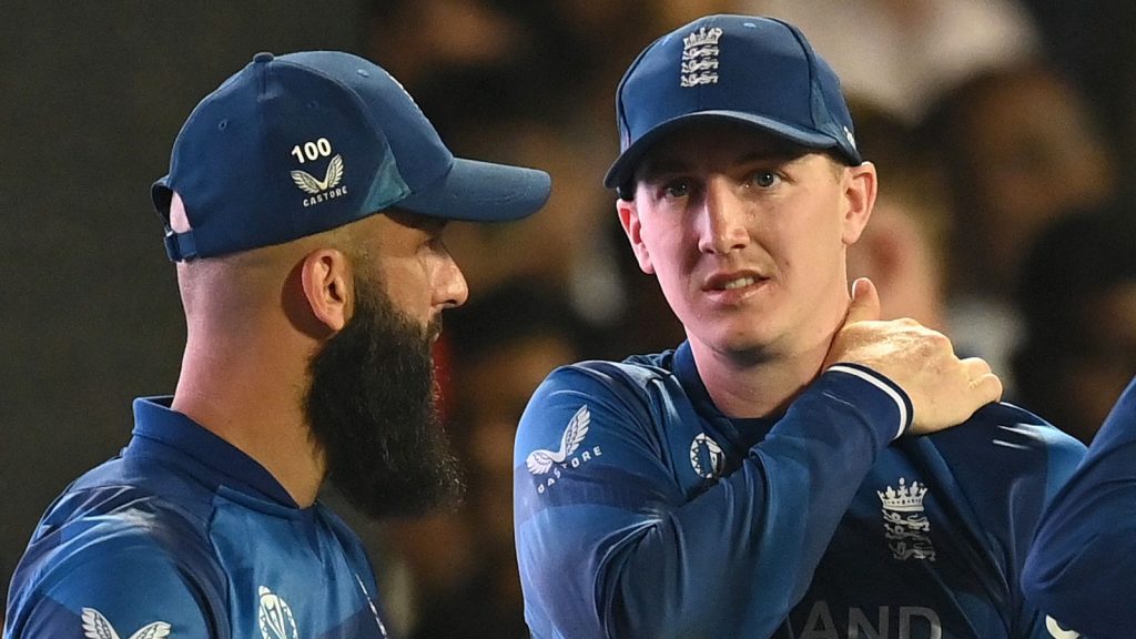 Moeen Ali and Harry Brook, England cricket (Getty Images)