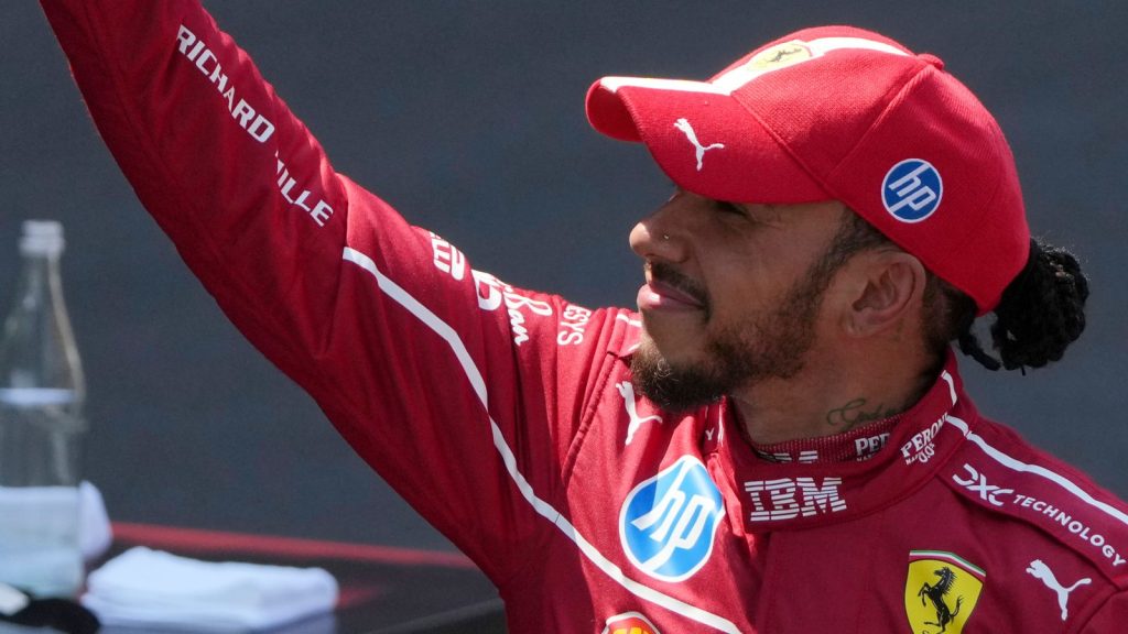 Ferrari driver Lewis Hamilton (Associated Press)